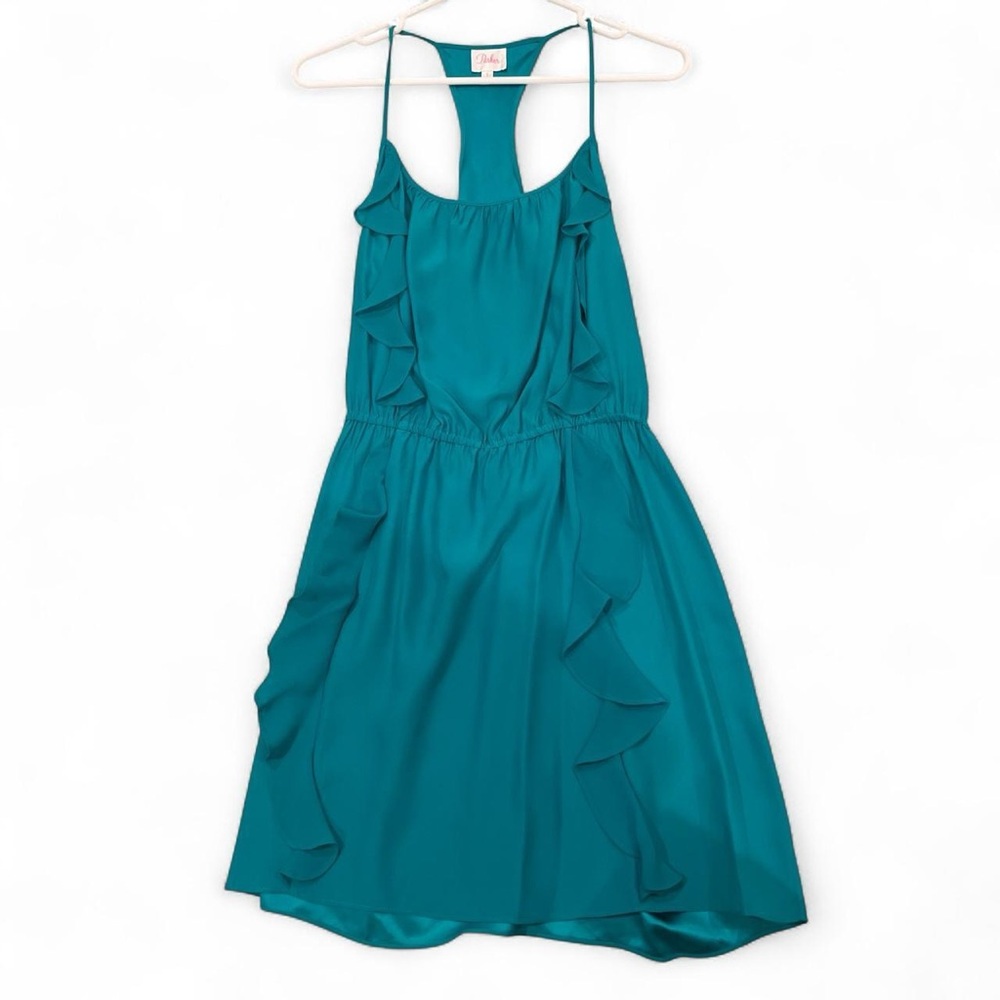 Teal Sleeveless Kids Dress